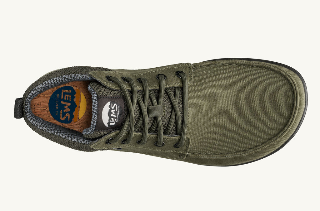 Green Men's Lems Vegan Boots Boulder | WEK3963PN