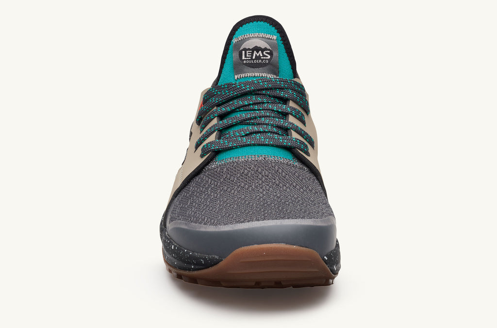 Grey Beige Men's Lems Sneakers Mesa | CVT7864XI