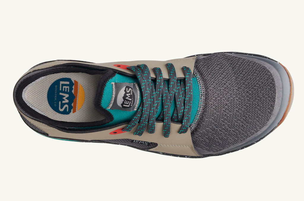Grey Beige Men's Lems Sneakers Mesa | CVT7864XI