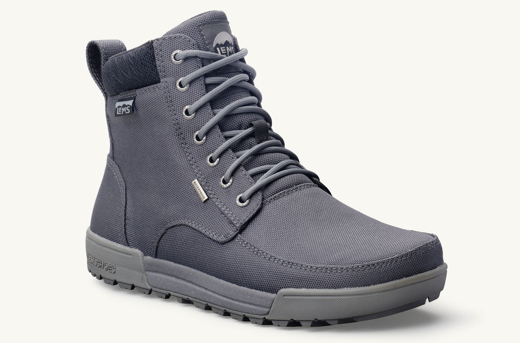Grey Men's Lems Boots Waterproof Boulder Summit | EWP442AR