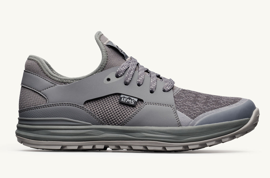 Grey Men's Lems Sneakers Mesa | QSK9739AY