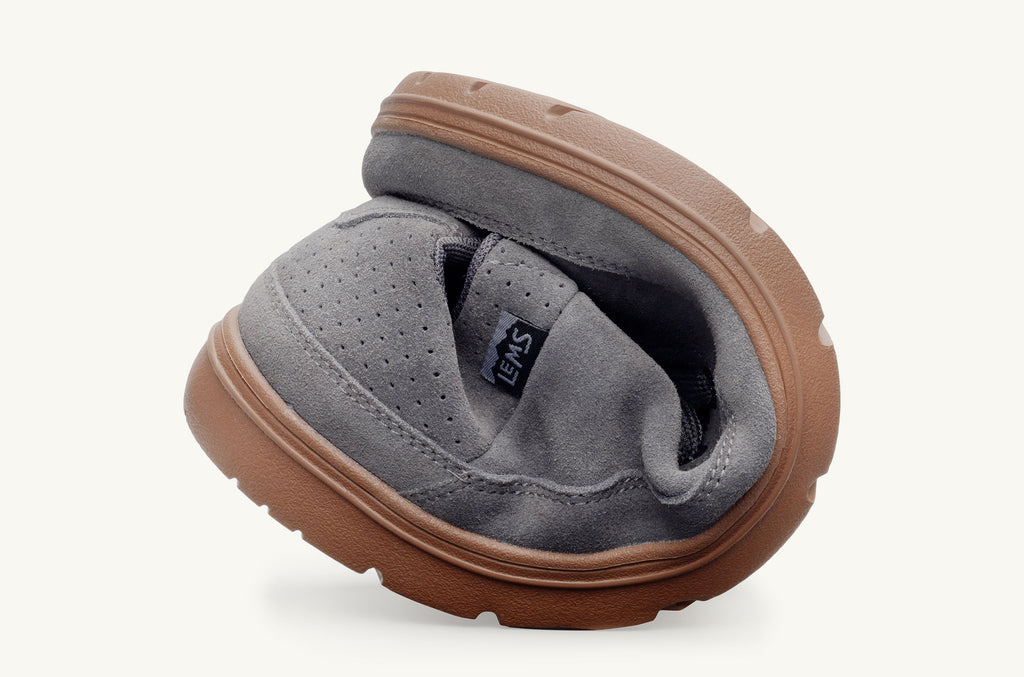 Grey Men's Lems Suede Shoes Chillum | JER3254XT