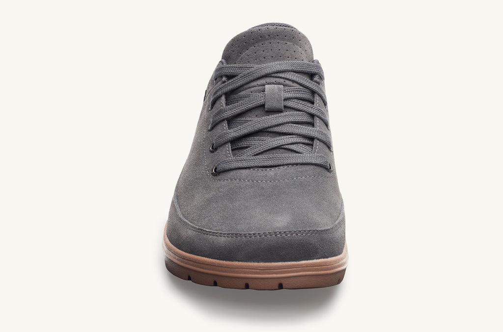 Grey Men's Lems Suede Shoes Chillum | JER3254XT
