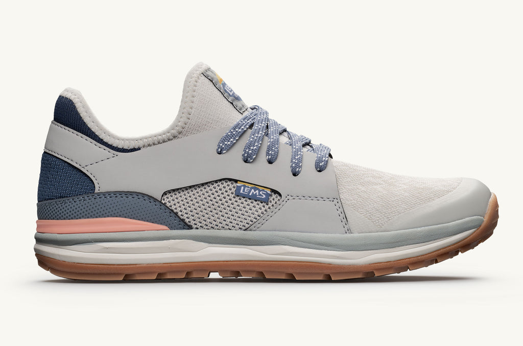 Grey Navy Women's Lems Sneakers Mesa | VDI931UL