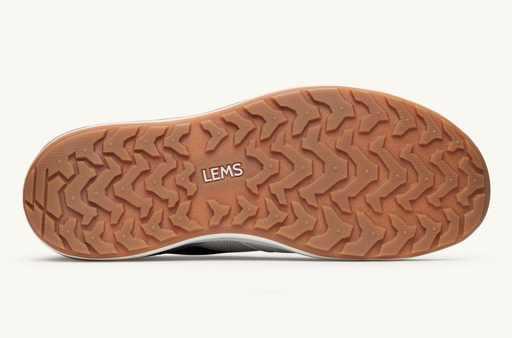 Grey Navy Women's Lems Sneakers Mesa | VDI931UL