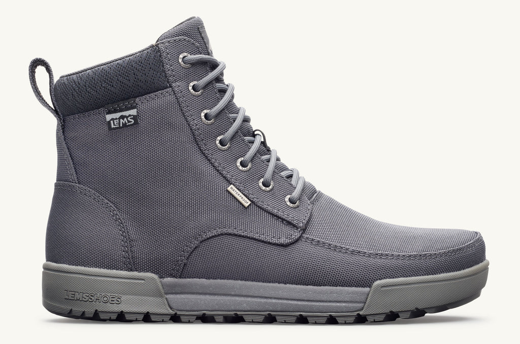 Grey Women's Lems Boots Waterproof Boulder Summit | VMQ7564IP