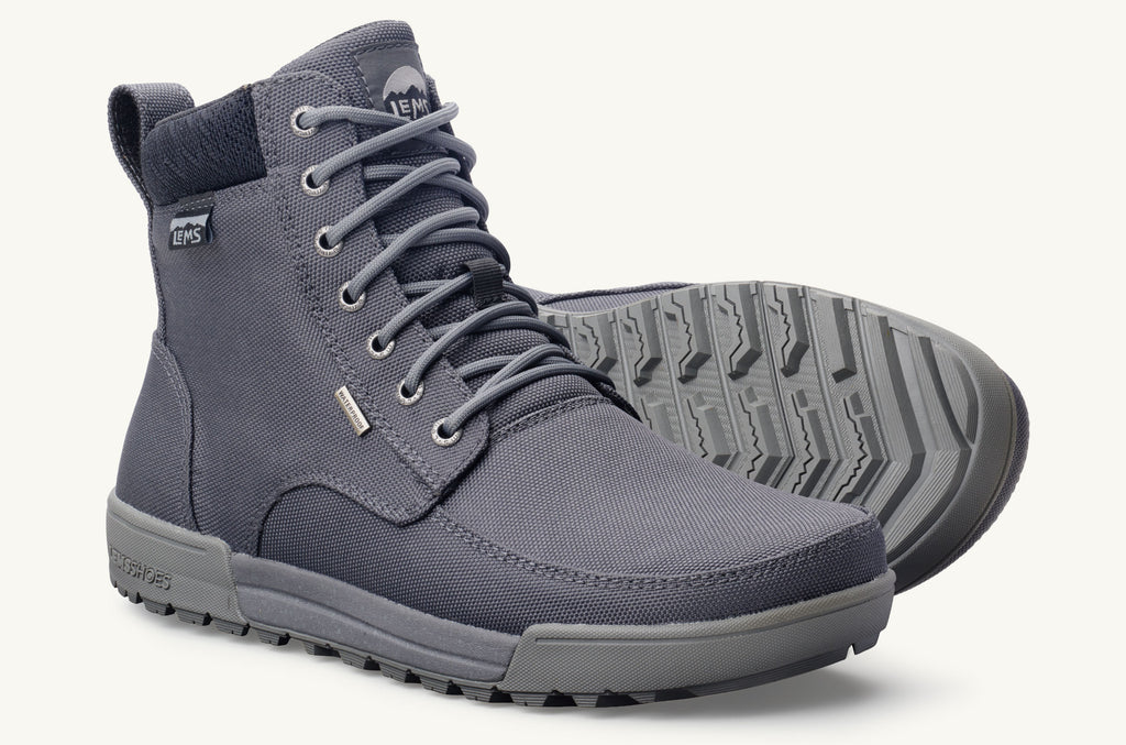 Grey Women\'s Lems Boots Waterproof Boulder Summit | VMQ7564IP