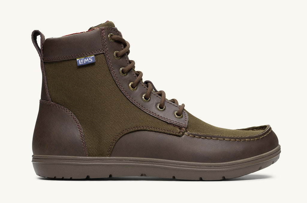 Olive Men's Lems Nylon Boots Boulder | GCQ8785FA