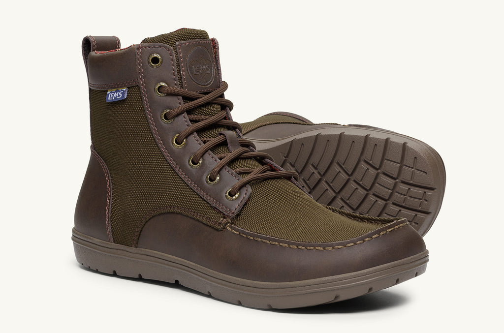 Olive Men\'s Lems Nylon Boots Boulder | GCQ8785FA