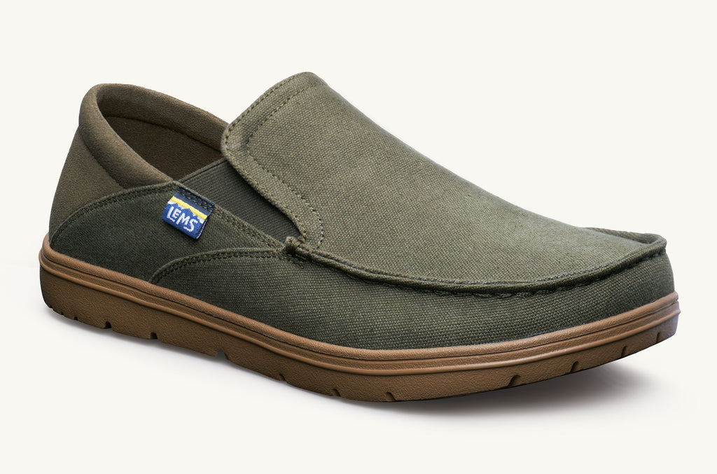 Olive Men's Lems Slip On Shoes Drifter | APT6723CP