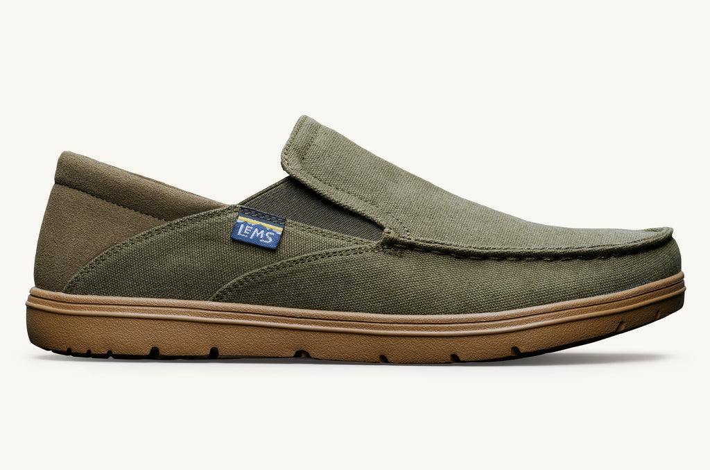 Olive Men's Lems Slip On Shoes Drifter | APT6723CP