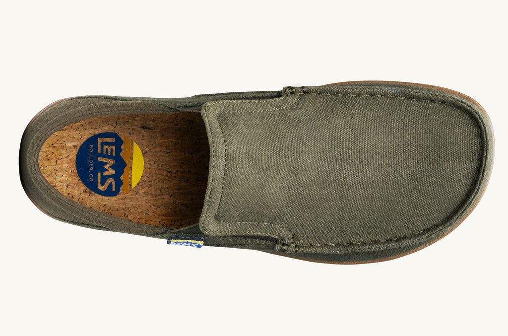 Olive Men's Lems Slip On Shoes Drifter | APT6723CP