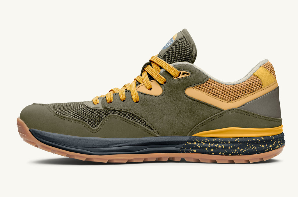 Olive Yellow Men's Lems Sneakers Trailhead | SJL5469ZI