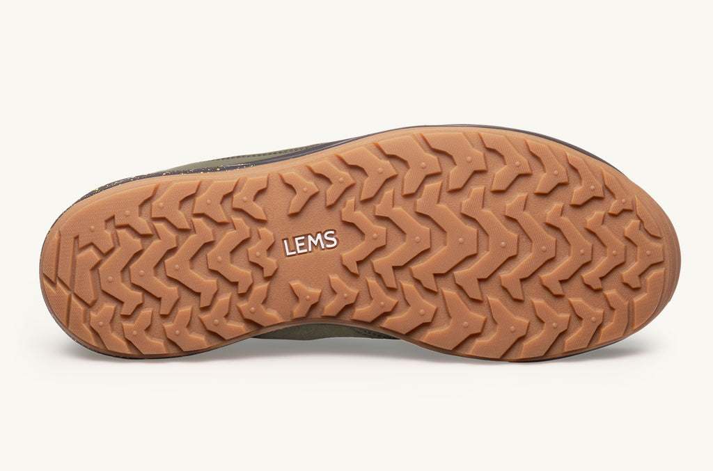 Olive Yellow Men's Lems Sneakers Trailhead | SJL5469ZI