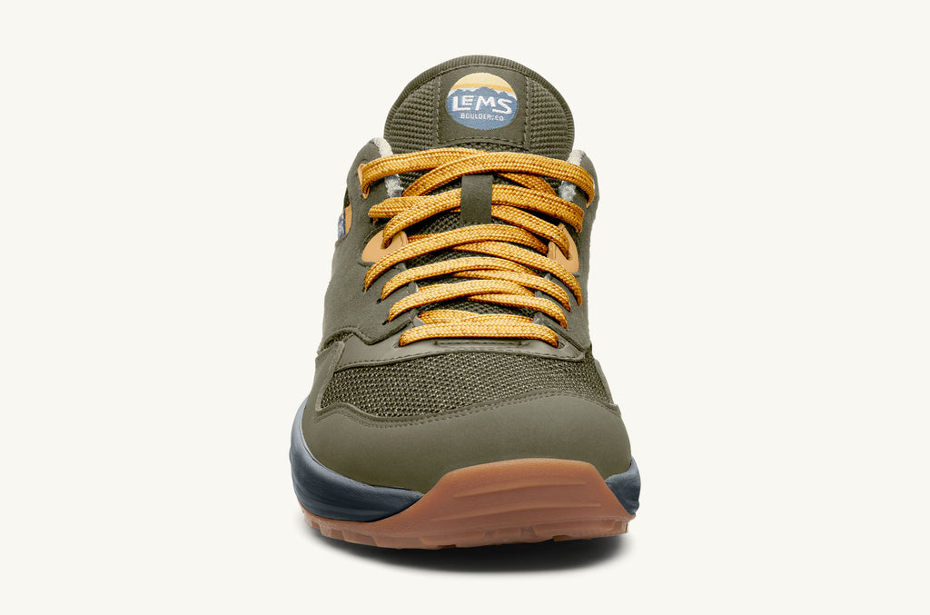 Olive Yellow Men's Lems Sneakers Trailhead | SJL5469ZI