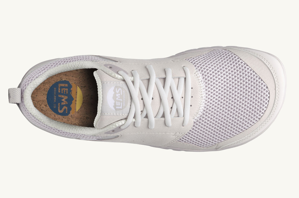 White Men's Lems Sneakers Primal Zen | DEI5289QR