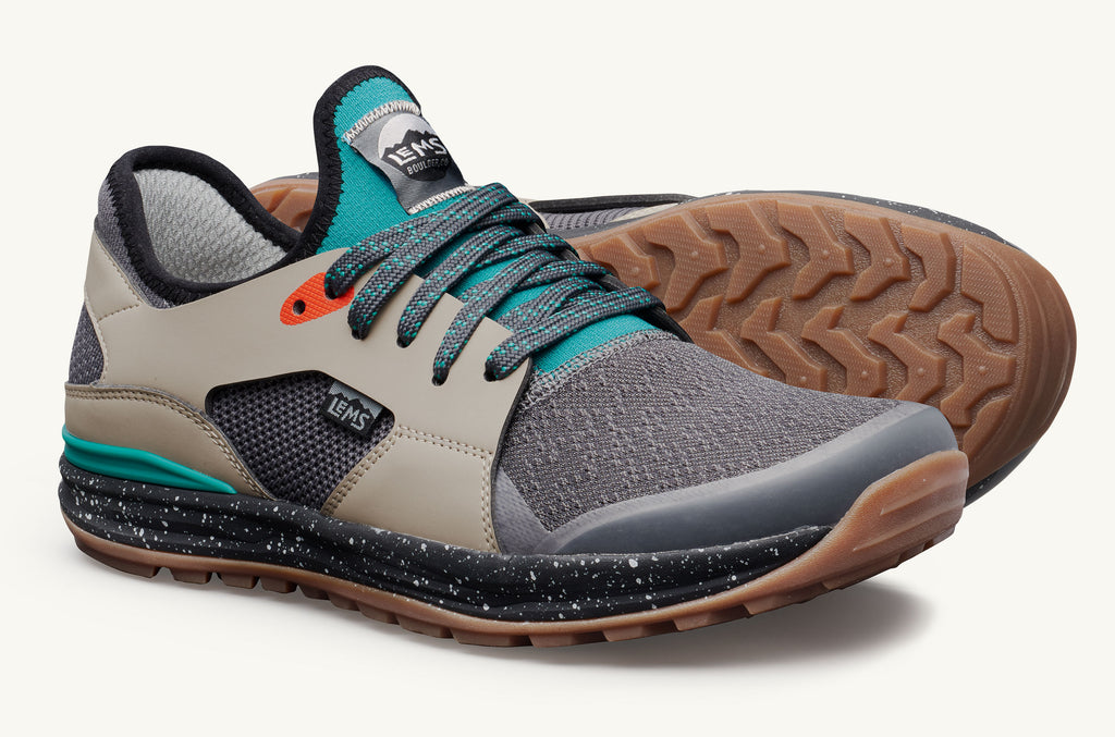 Grey Beige Men's Lems Sneakers Mesa | CVT7864XI